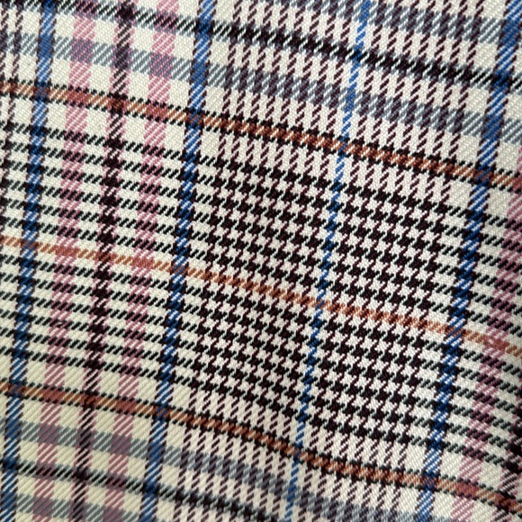 By Anthropologie Malcolm Plaid Tapered Trousers Size 4 - Picture 5 of 14